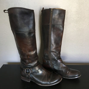 FRYE Melissa Harness Boots